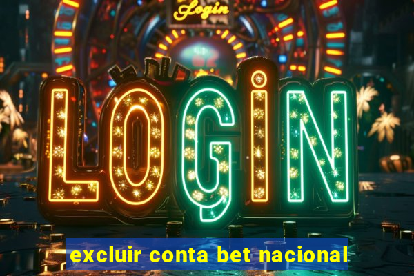 excluir conta bet nacional